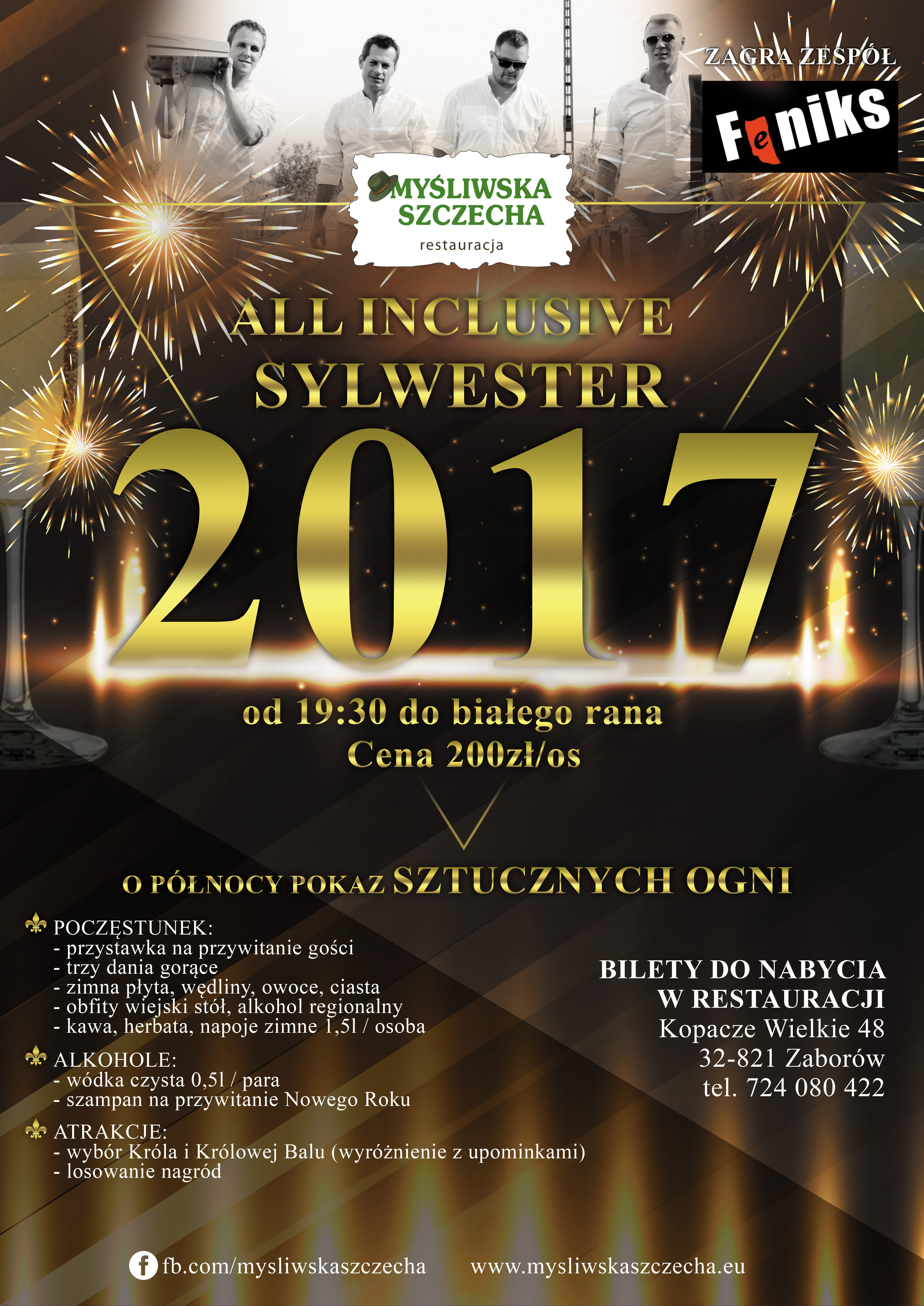 Przywitaj z Myśliwską Szczechą Nowy 2018 rok