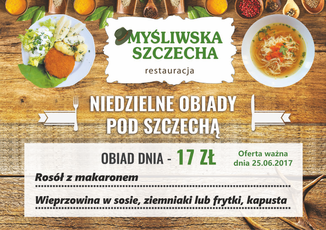 Niedzielne Obiady Pod Sczechą !!!